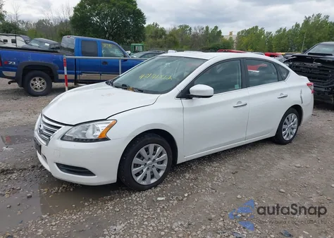 2014 Nissan Sentra Sv из США, поврежденный, VIN 3N1AB7AP2EL635673